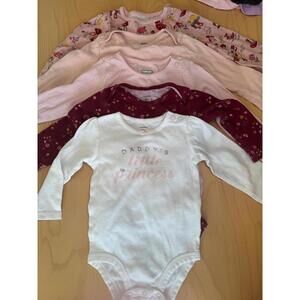 Baby Girls' Long Sleeve Bodysuit Bundle - Size 18 Months